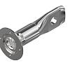 Schroefhuls m16 rvs voor jumboblok