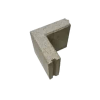 Opsluitband hoekstuk 7x40 Roestbruin