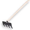 Sloothaak 4-tands met steel taps 340x4,5 cm