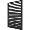 Louvre horizontaal draaibaar 1630x2200mm - module B zwart