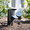 Tuinpaal - pro dubbel met enkele wartel zwart