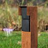 Tuinpaal pro+ dubbel met kabeldoos, afdekkap en installatiedraad (diverse kleuren)