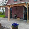 Muuraanbouw veranda DD20 standaard - polycarbonaat dak
