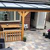 Muuraanbouw veranda DD50 Deluxe - polycarbonaat dak
