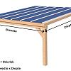 Muuraanbouw veranda DD50GXL Deluxe - glas dak