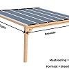 Muuraanbouw veranda DD50XL Deluxe - polycarbonaat dak
