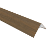NewTechWood aluminium co-extrusie hoekprofiel t.b.v. Castellation PRO, 6 x 6 x 300 cm, Teak.
