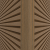 NewTechWood aluminium co-extrusie hoekprofiel t.b.v. Castellation PRO, 6 x 6 x 300 cm, Teak.