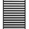 Lamellen paneel Fortis Alu 50x250cm (bxd)