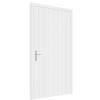 Plaatdeur wit enkel XL rechtsdraaiend deur (incl. hang en sluitwerk)