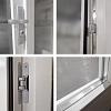 Stapeldorpeldeur meranti rechtsdraaiend 930x2169+ kozijn 1038x2263mm Wit (incl. DTS en deurbeslag)