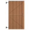 Thermovision Ayous geschaafd latten deur op verstelbaar frame, verticaal, 178 X 99 cm.