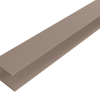 WEO35-60 Alu F-profiel Light Grey L-300cm 65x80mm - RAL7006