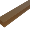 Alu WEO Essential Gardenwall F-profiel Teak 35x45mm L-300 cm RAL8024