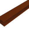 Alu WEO Essential Gardenwall F-profiel Ipé 35x45mm L-300 cm RAL8028
