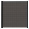 NewTechWood co-extrusie composiet scherm, 180 x 180 cm, Silver Gray.
