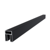 NewTechWood aluminium frameset t.b.v. triple schermplanken, zwart.