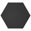 Soft Comfort Zeskant 60x60x4cm Nero