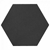 Soft Comfort Zeskant 60x60x4cm Nero