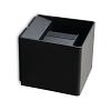 Tolosa | vierkant zwart wandlamp | up & down | warmwit | 2 x 4 watt | dimbaar | OutdoorPro+ | 12 vol