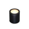 Pavia | cirkel zwart grondspot | warmwit | 1,2 watt | OutdoorPro+ | 12 volt