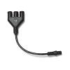 Kabelverbinder 3-wegs | 10 cm kabel | splitten productkabel | OutdoorPro+ | 12 volt