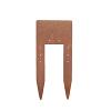 Mevosteel U-vormige koppelpen Corten 30 cm