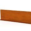 Kantopsluiting corten Stroke (flg) 300x16,5 cm