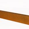 U-profiel corten ongelijkzijdig opsluitband 6cm 300x4,6x19,6x6,4 cm