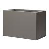 Bloembak vlak - TAUPE 120x120x40