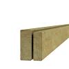 Scandinavisch vuren geschaafde regel 4,5 x 9,5 x 300 cm groen geïmpregneerd.