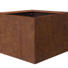 Bloembak vlak - CORTEN 30x120x60
