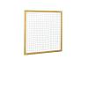 Grenen betonijzertrellis met maas 7,5 x 7,5 cm, in raamwerk 4,4 x 6,8 cm, 180 x 180 cm, groen geïmpr