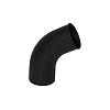 RedFox bocht 60 graden met schoen - 90mm - RAL 9005