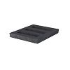 Grasbetontegel Facet open 60x60x10 cm Antraciet
