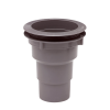 Bakgoot grijs Gootuitloop met wartel Ø70-80-100mm