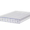 Polycarbonaat kanaalplaat 1 zijdig UV glashelder 2000 x 980 x 16mm