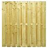 Jumboscherm geschaafd vuren 18-planks 15 mm, 180 x 180 cm, recht.