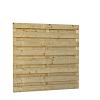 Jumboscherm geschaafd vuren 18-planks 15 mm, 180 x 180 cm, recht.