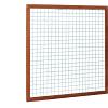 Hardhouten betonijzertrellis met maas 7,5 x 7,5 cm, in raamwerk 4,5 x 7,0 cm, 180 x 180 cm.