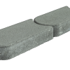 Graskantsteen Antraciet 33x16x4,5cm