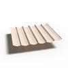 Harmonica schaduwdoek 2x3 m gebroken wit