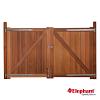 Belmonte poort Bangkirai 300x180cm (incl. poortbeslag)