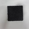 Rubberen tegeldragers 100x100x10 mm zwart