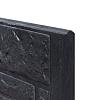 Betonplaat Rotsmotief 4,8 x 36 x 184 cm, antraciet gecoat