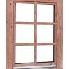 Douglas draai-kiepraam Prestige met dubbelglas, 84,4 x 120,4 cm, onbehandeld.