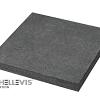 Schellevis tegel gewapend Antraciet 100x100x12 cm