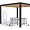 Frame antraciet - Doek Zand