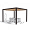 Frame antraciet - Doek zand