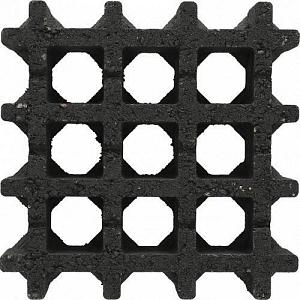 aquadraintegel 30x30x8cm nero